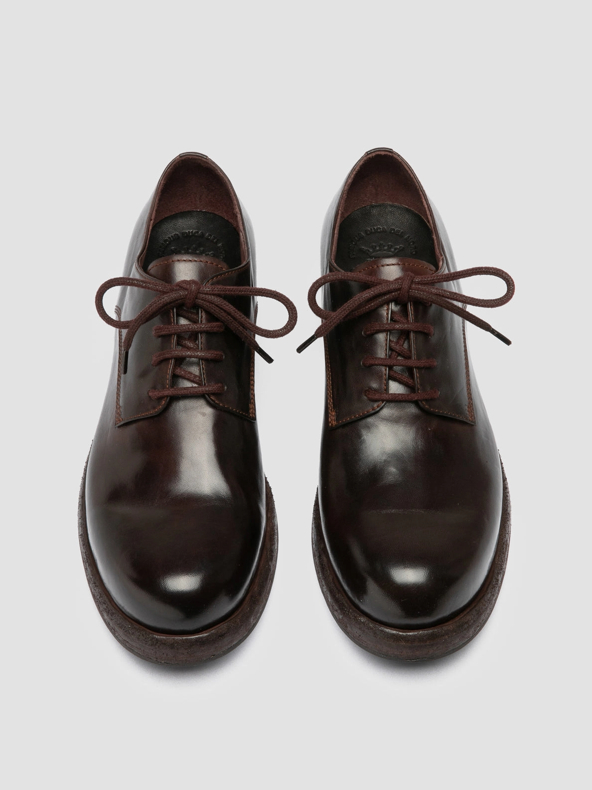Calm Expression BULLA DD 311 - Burgundy Leather Derby Shoes