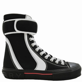 track equipment Burberry Jermaine Sub Contrast Hi-top Sneakers