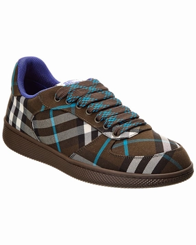 regional - themed running shoes professional athletes' shoes Burberry Terrace Check Canvas Sneaker