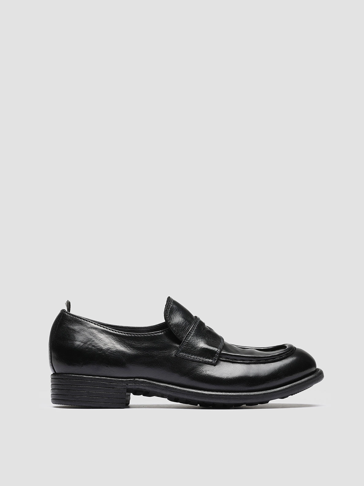 CALIXTE 020 - Black Leather Loafers Prestige Fit