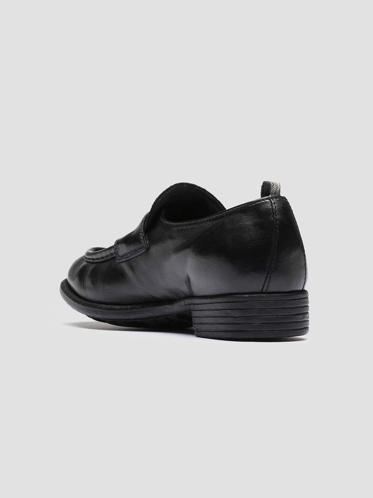 CALIXTE 020 - Black Leather Loafers Runway Style