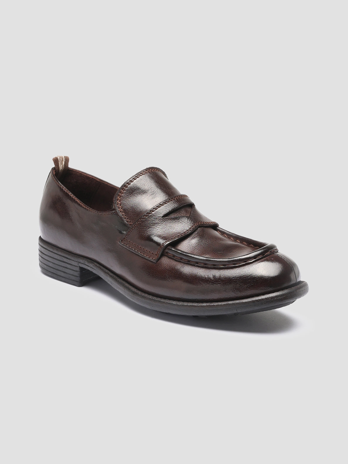 Sharp Outfit Edge Shade CALIXTE 020 - Burgundy Leather loafers