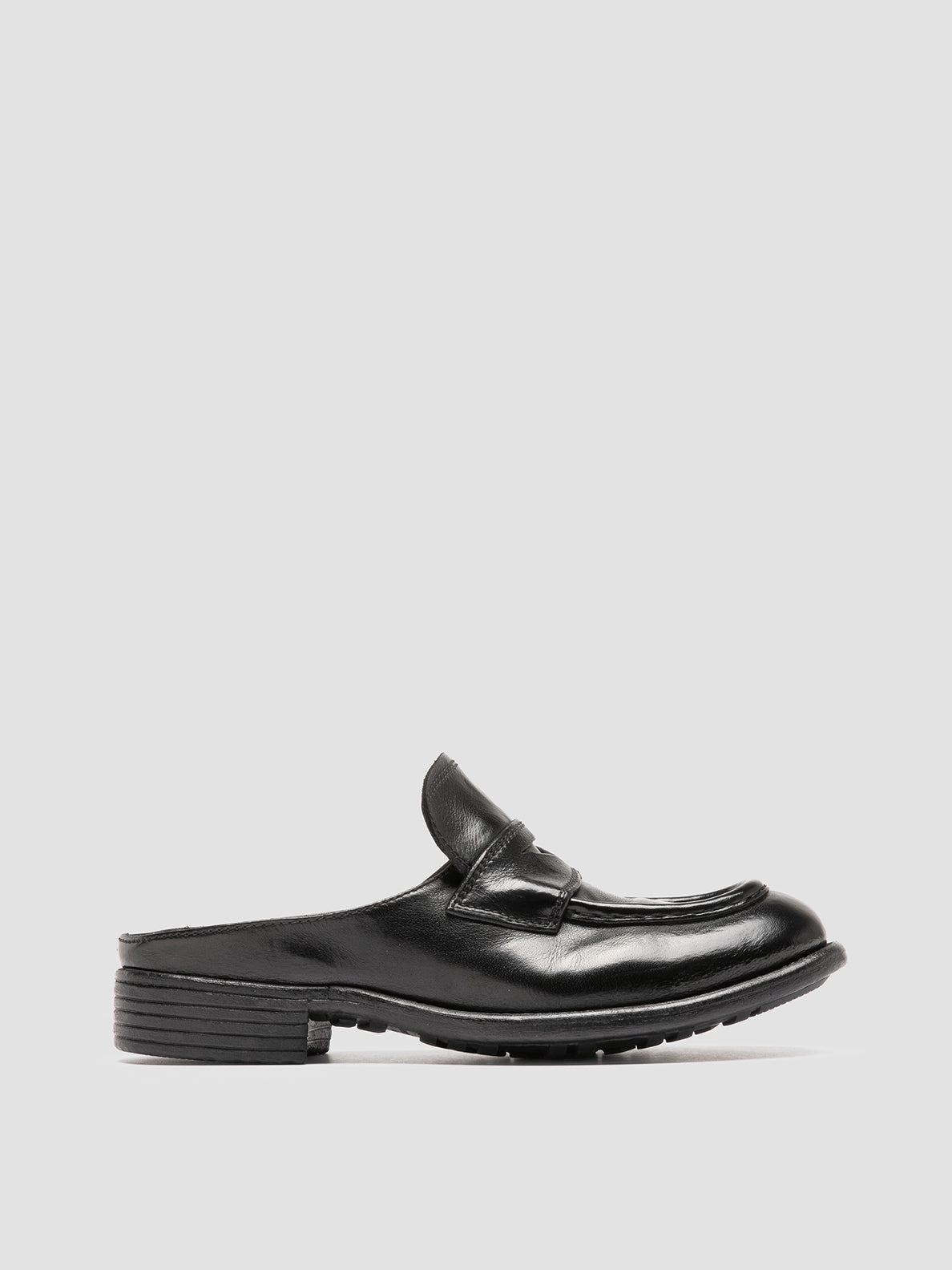 Practical Footwear Soft Flexible CALIXTE 063 - Black Leather Mule