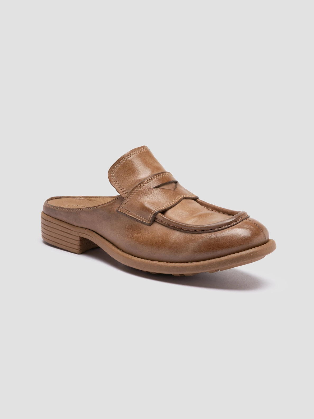 Lite Wear CALIXTE 063 - Taupe Leather Mule