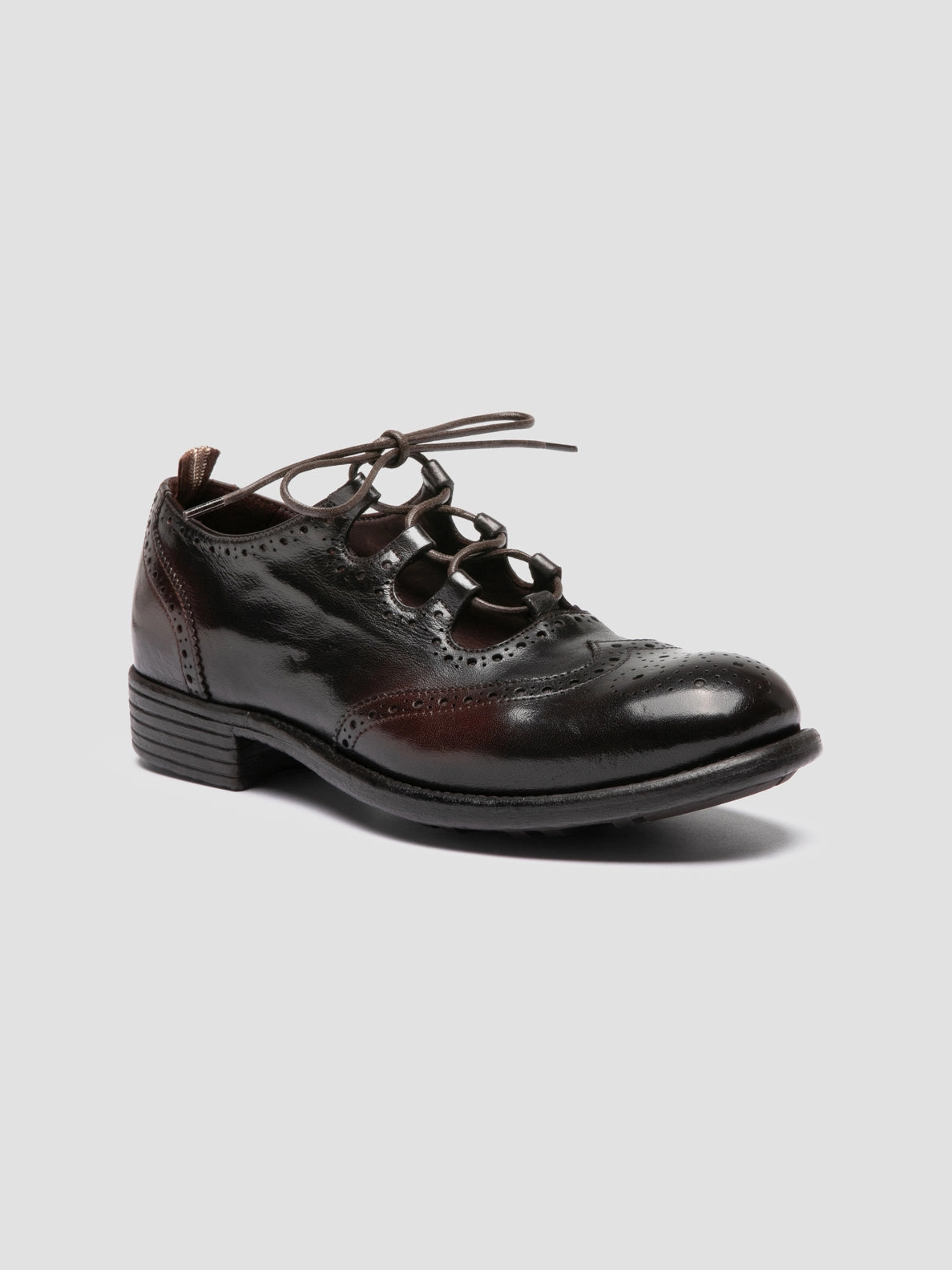 Soft Edge CALIXTE 084 - Dark Brown Leather Oxford Shoes