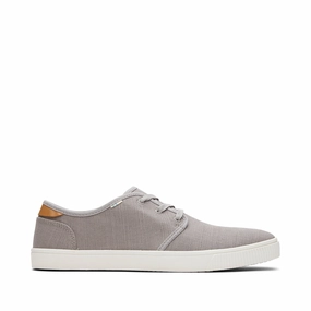 energy - returning sole shoe feature Injury prevention Carlo Grey Heritage Canvas Lace-Up Sneaker
