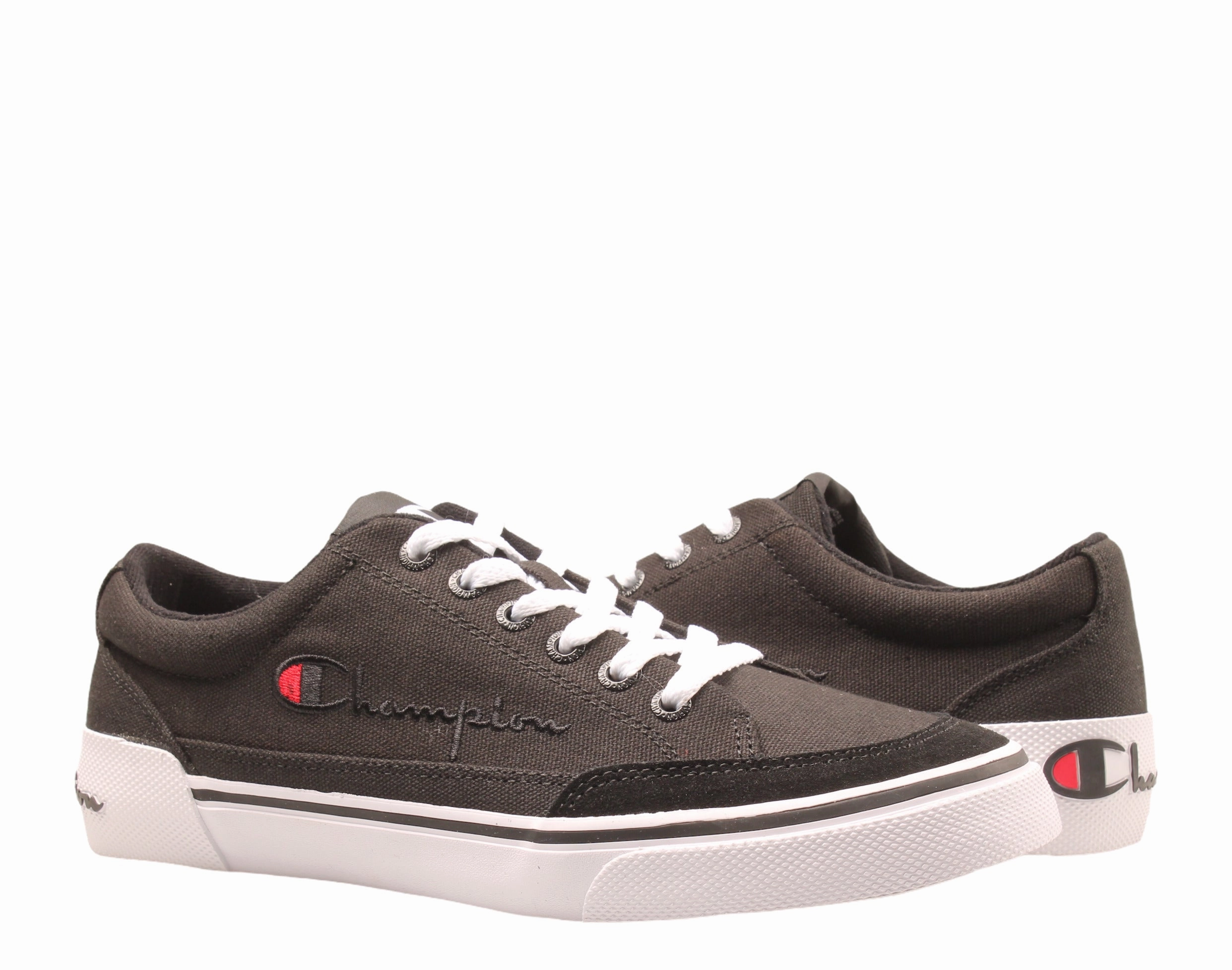 Champion Lifea??? Bandit Canvas Black Men's Sneakers CP101059M tread depth