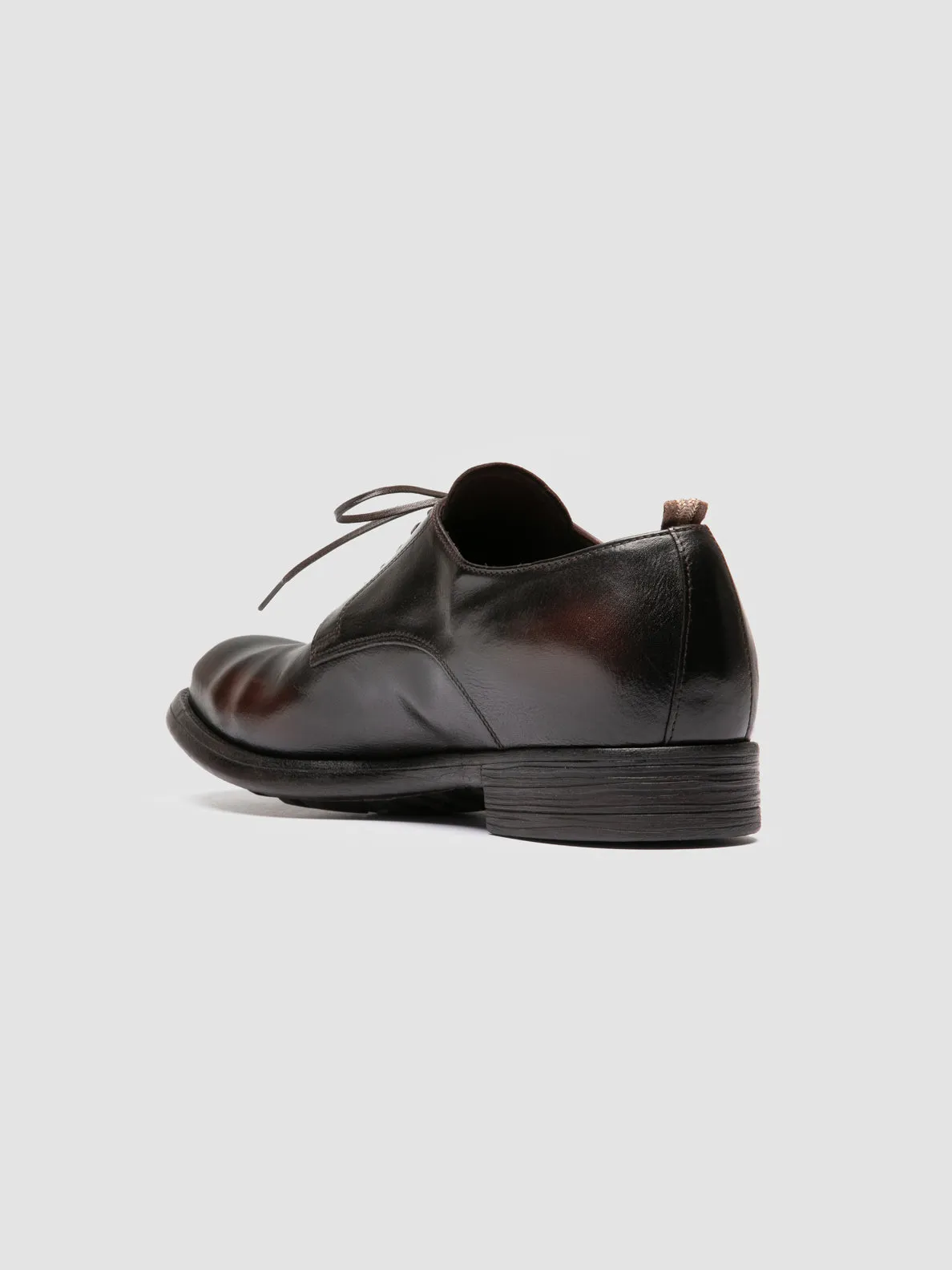 Taper Shape Work Hours CHRONICLE 001 - Brown Leather Derby Shoes