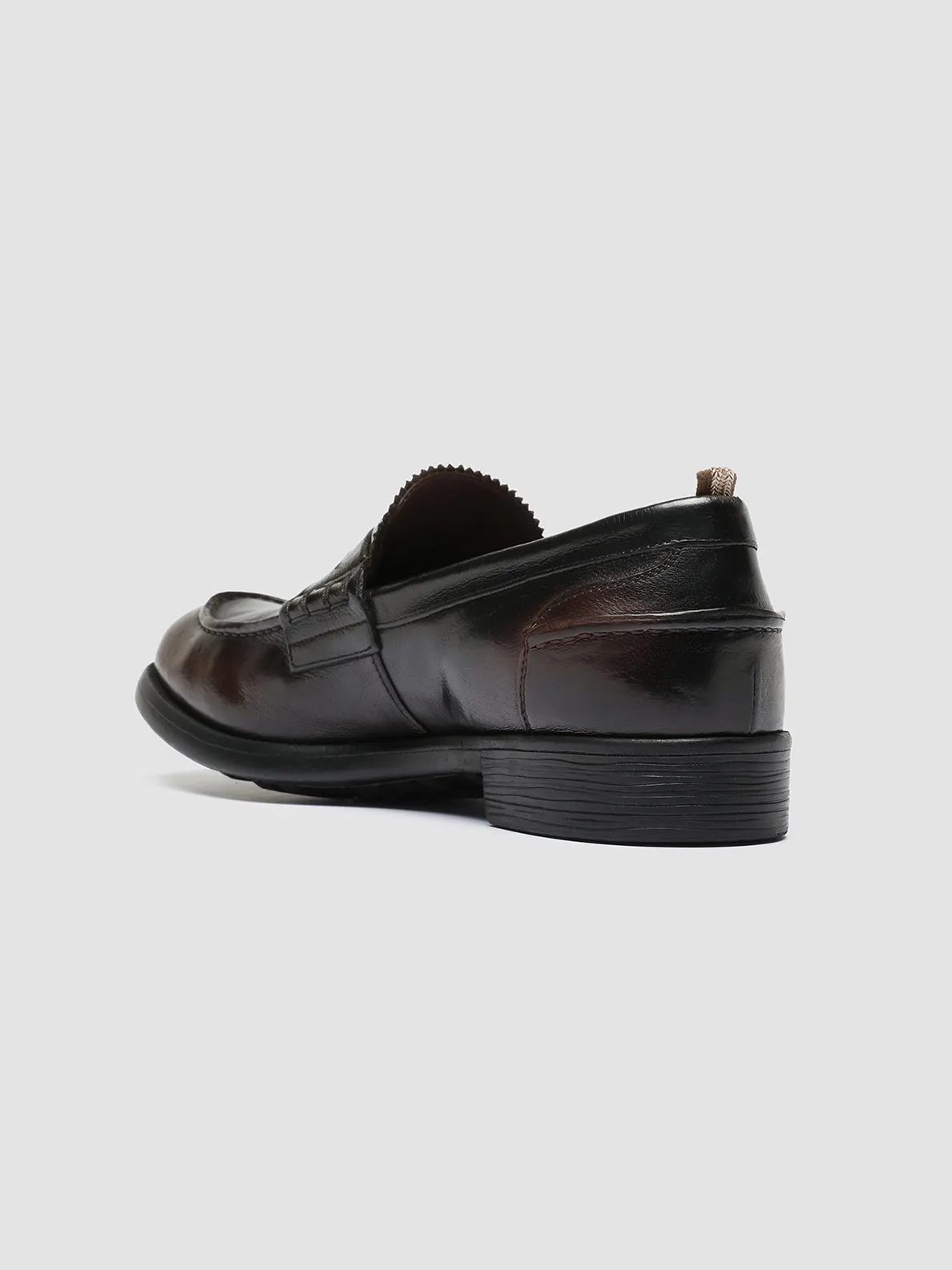Subtle Vibe CHRONICLE 056 - Dark Burgundy Leather Penny Loafers