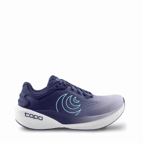 Topo Women's Phantom 4 Sneaker in Purple/Blue Smooth Texture Smooth Padding