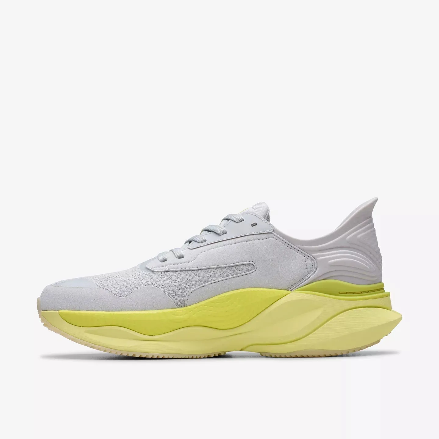 Clarks Men's Pace Sneaker in Lime Combination enhance performance