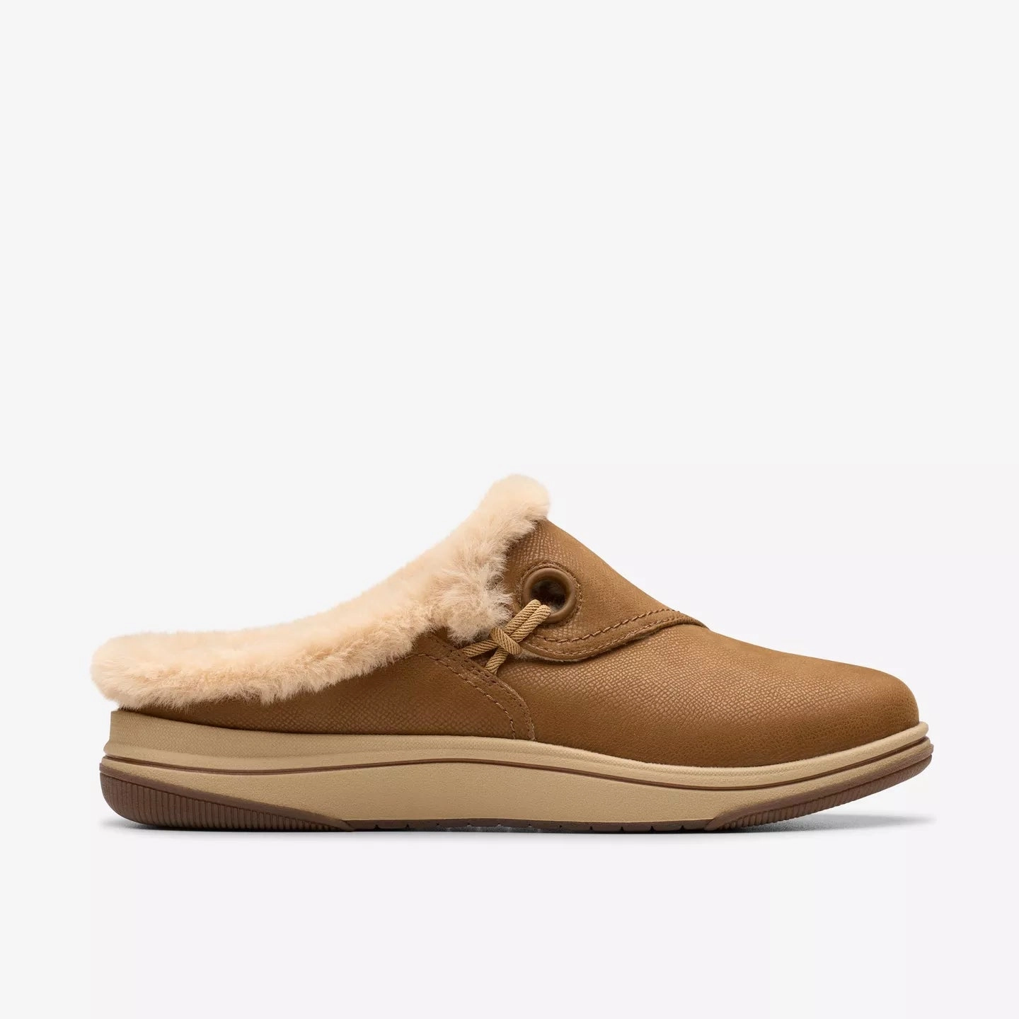 Tunnel Step Pattern Play Clarks Women's Breeze Myth Clog in Dark Tan