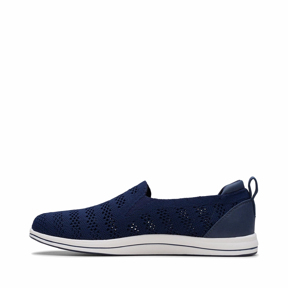 All Matching Relaxed Style Clarks Women's Breezey Izzy Slip On in Navy