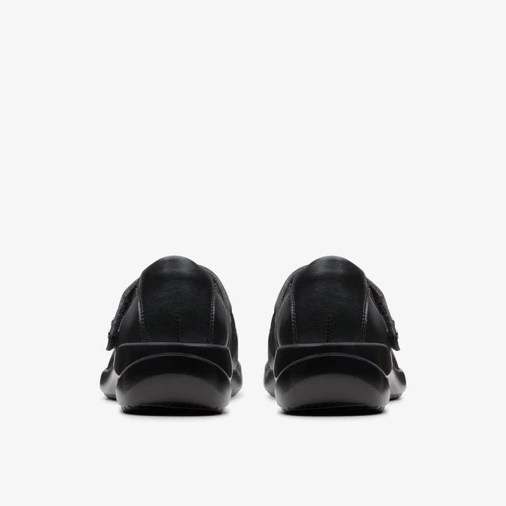 Faux Leather Clarks Women's Kaetlyn Jane Mary Jane in Black