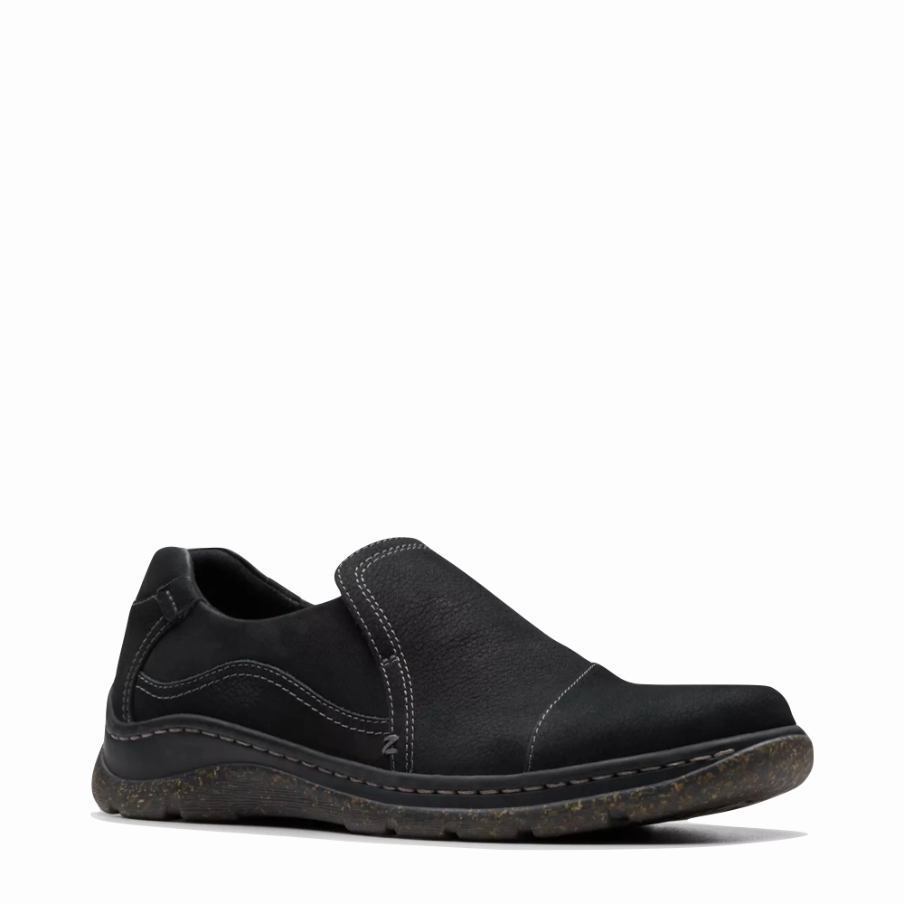 Carefree Day Swing Step Clarks Women's Orlene Slip On in Black