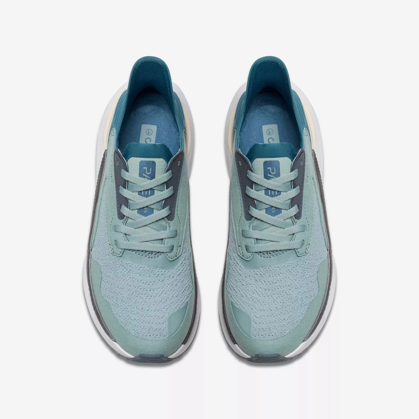 Sole Grip Practical Style Clarks Women's Pace Sneaker in Aqua Combination