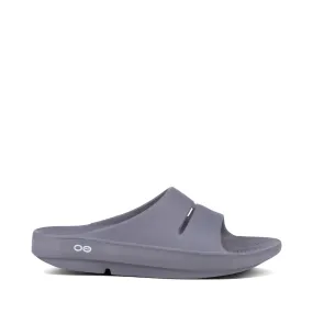 Park Ready OOfos OOahh Slide Sandal in Slate