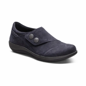 Dusk Step Aetrex Women's Karina Slip On in Navy