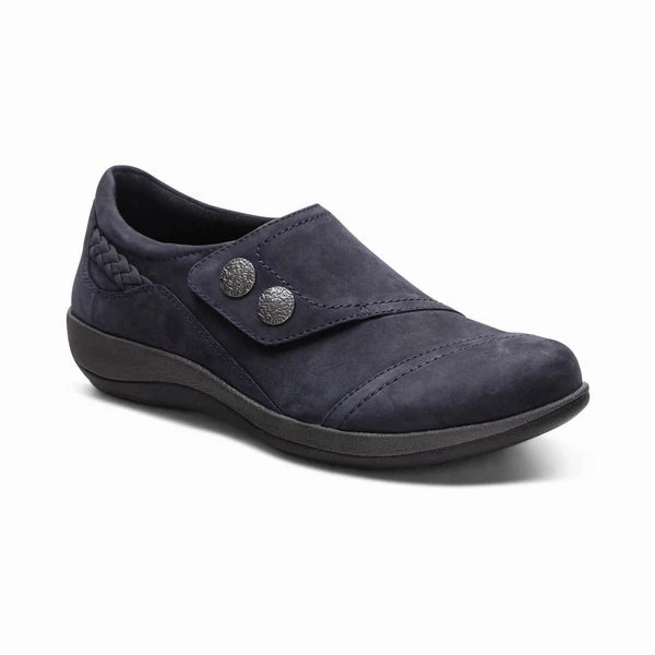 Dusk Step Aetrex Women's Karina Slip On in Navy