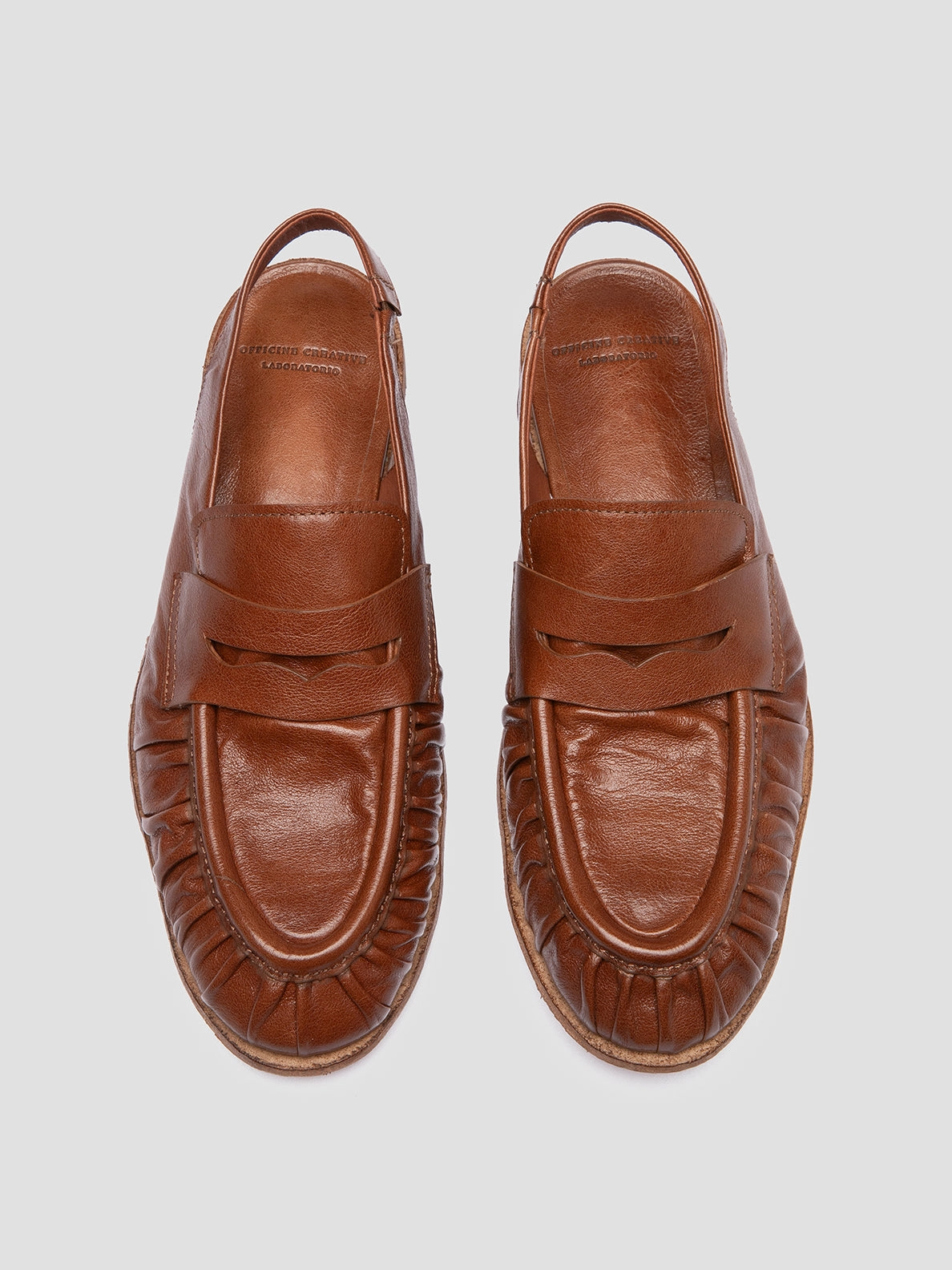 SOLITUDE 102 - Brown Leather Slingback Refined Style