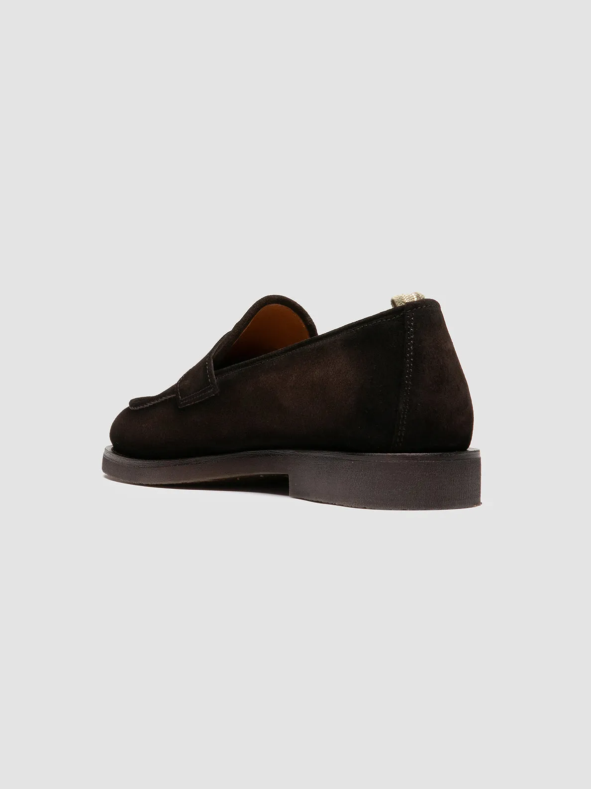 Sleek Look City Prep OPERA FLEXI 101 - Dark Brown Suede Penny Loafers