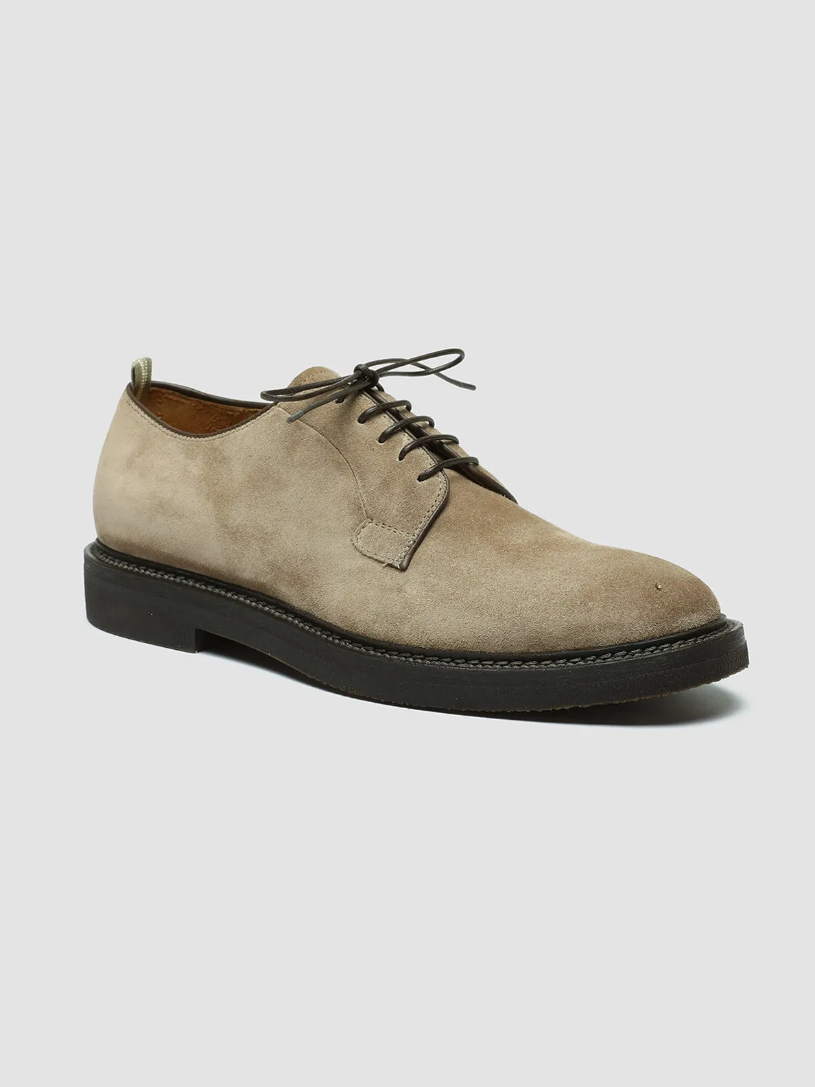 Team leader Plush Pad HOPKINS FLEXI 201 - Taupe Suede Derby Shoes