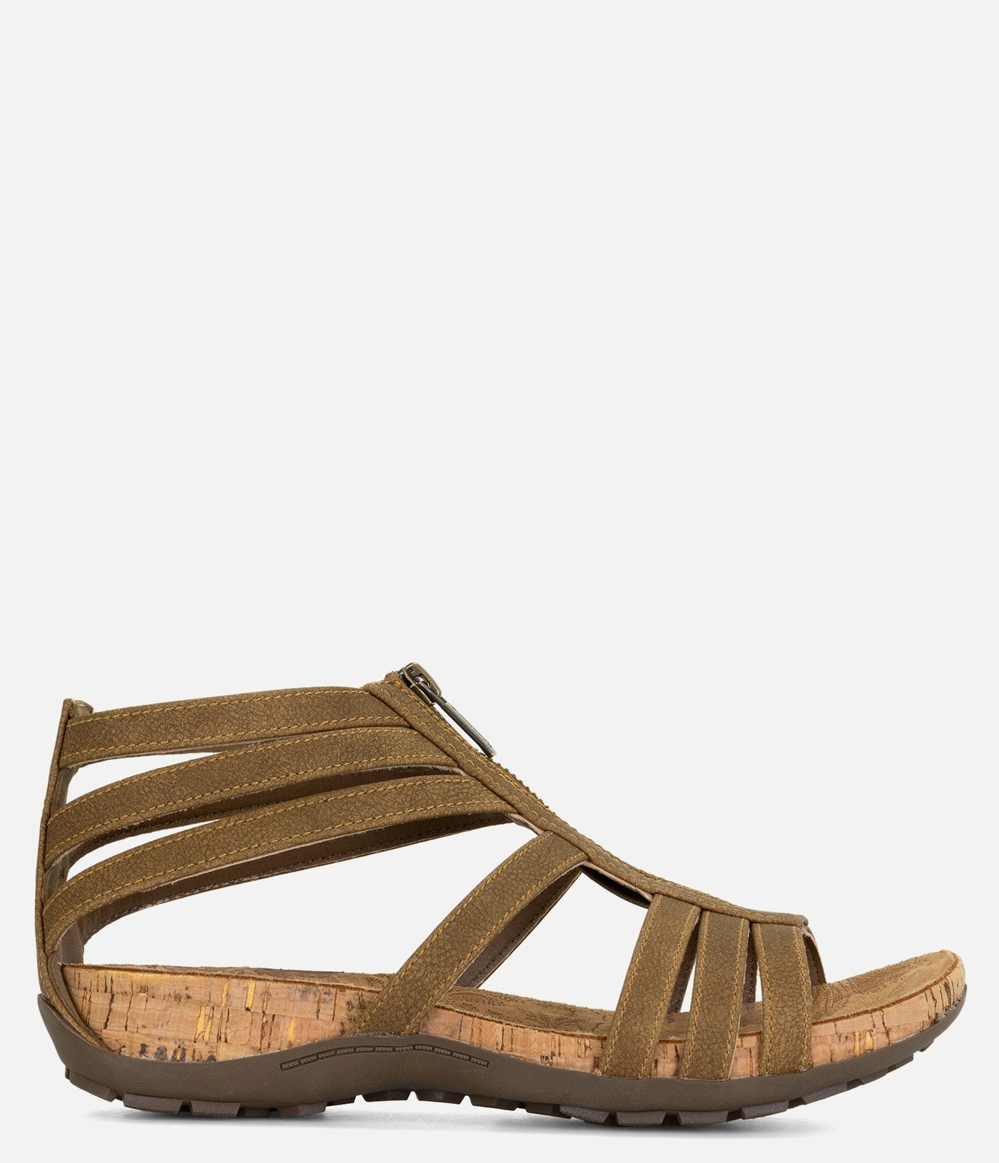 Weekend Fit Wedge Sole Bearpaw Layla Zipper Sandal - Women