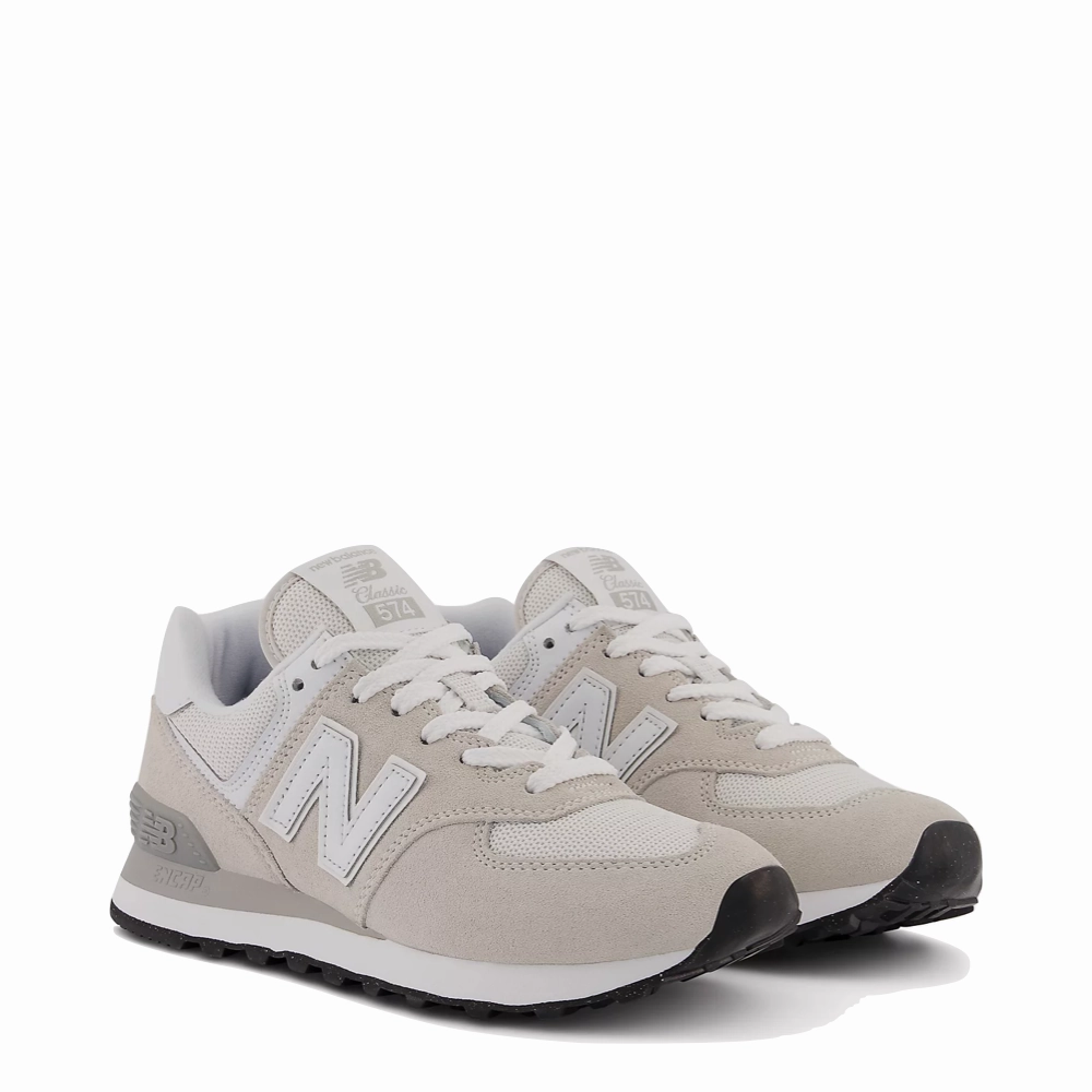 New Balance Women's 574 Sneaker in Nimbus Cloud with White Smart Choice