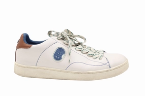 Coach Lace-Up Patch Sneakers in White Leather Dependable quality birthday - themed running wear