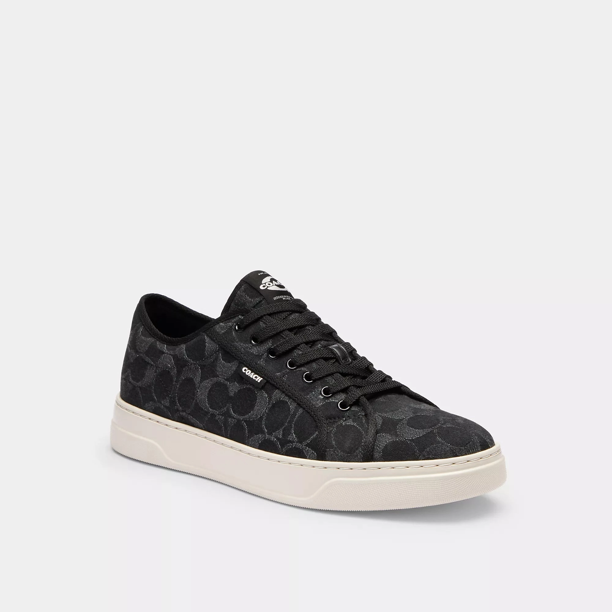 Coach Outlet Sneaker In Signature Denim non - breathable lining shoes