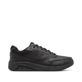New Balance Men's 928v3 Leather Sneaker in Black dual - density sole shoes Lifting Support