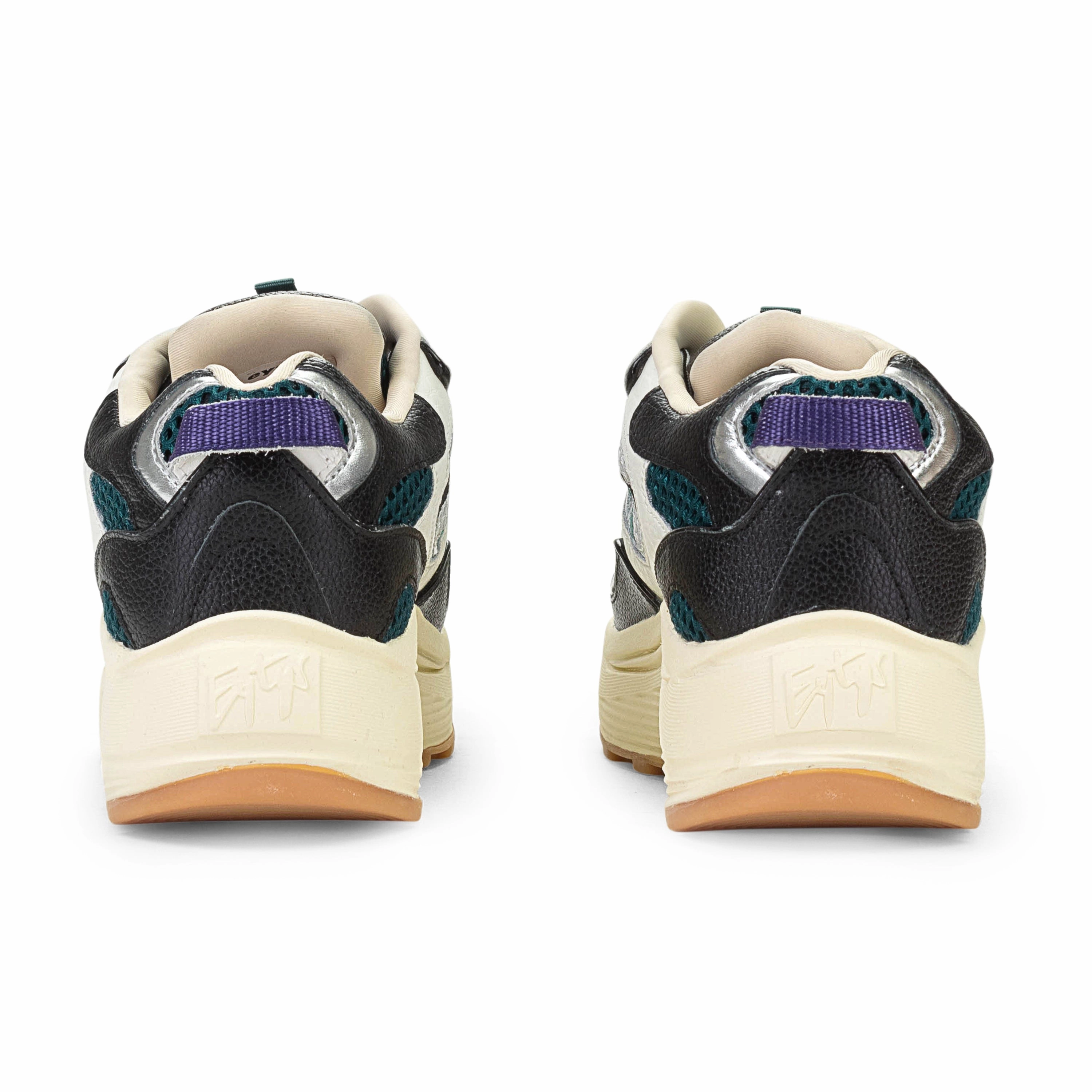 JET TURBO TEAL WHITE BLACK SNEAKERS water - resistant shoes occasional - use shoes