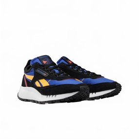running in solid colors Men's Classic Leather Legacy Shoes In Core Black/bright Cobalt/punch Berry
