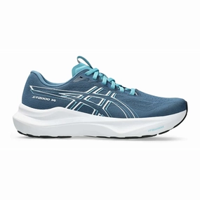 Supportive Design Asics Women's GT-2000 14 Sneaker in Winter Sea/White