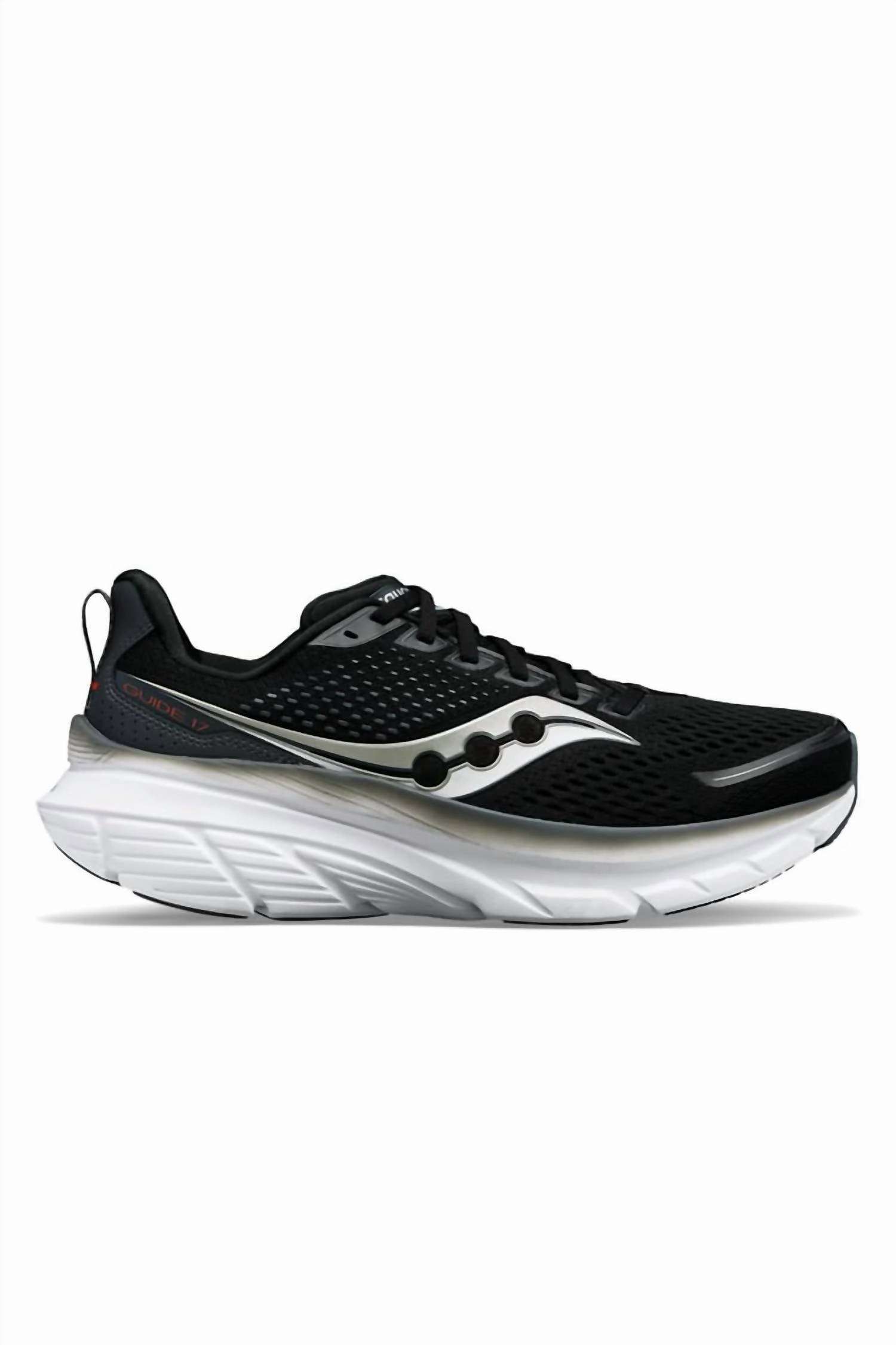 Men's Guide 17 Shoes In Black/shadow running in a tied - arch bridge area shoes Ankle Cushion