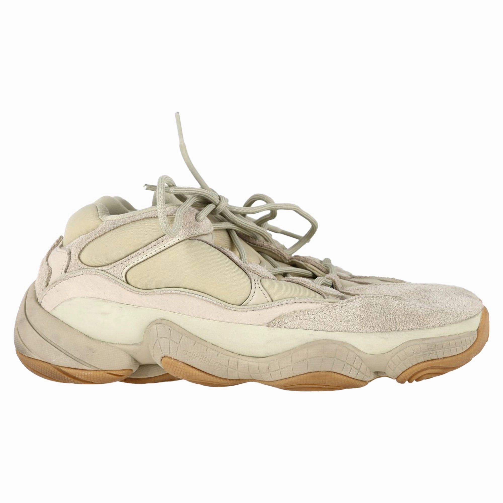 Yeezy 500 Stone Sneakers in Grey Suede competitive running footwear Knit Upper