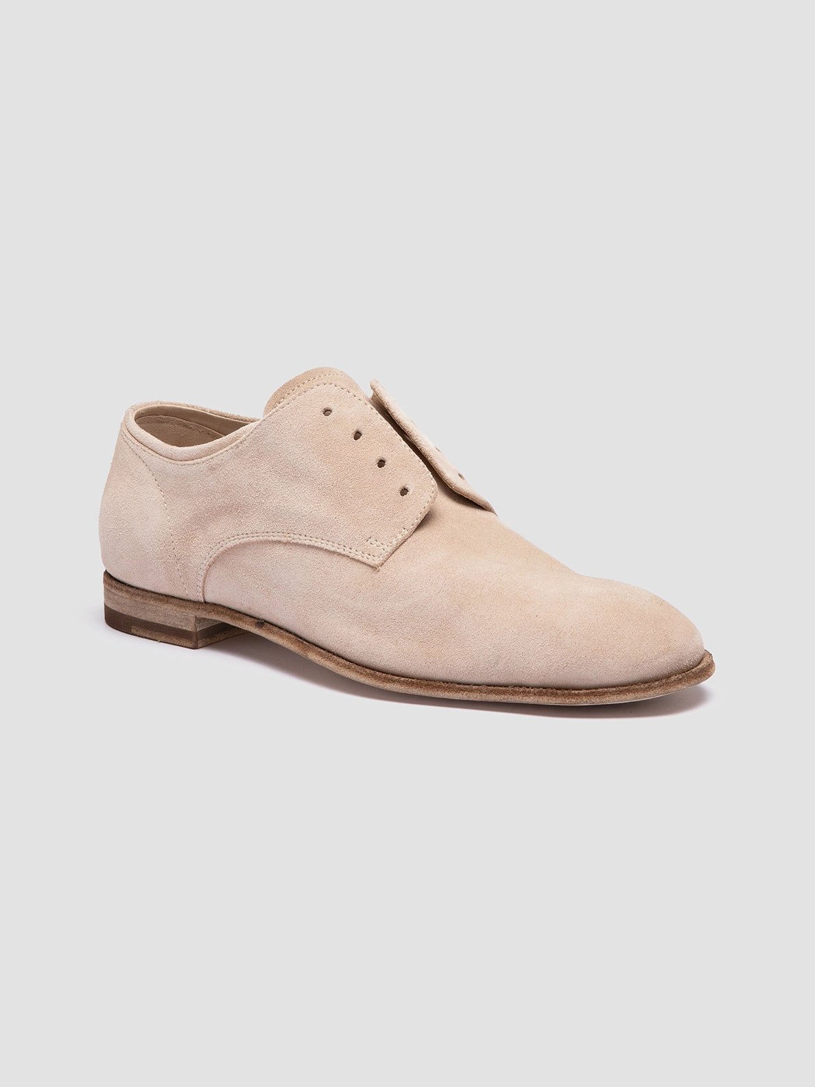 SOLITUDE 104 - Ivory Suede Derby Shoes Anti Fall Shock Step