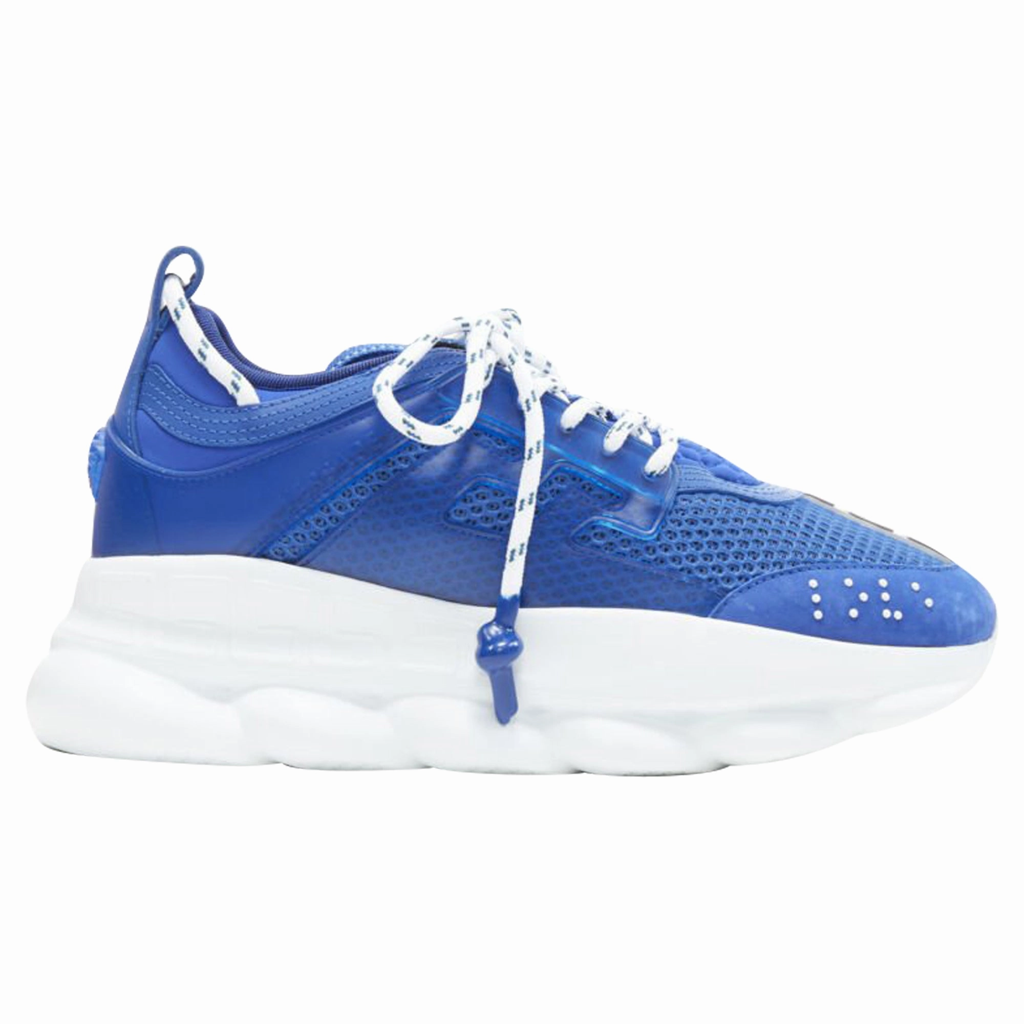padded - tongue shoes Versace Chain Reaction tte mesh suede chunky sneaker