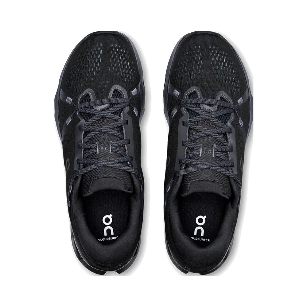 strap - trimmed - design shoes On Men's Cloudsurfer 2 Sneaker in Black/Black