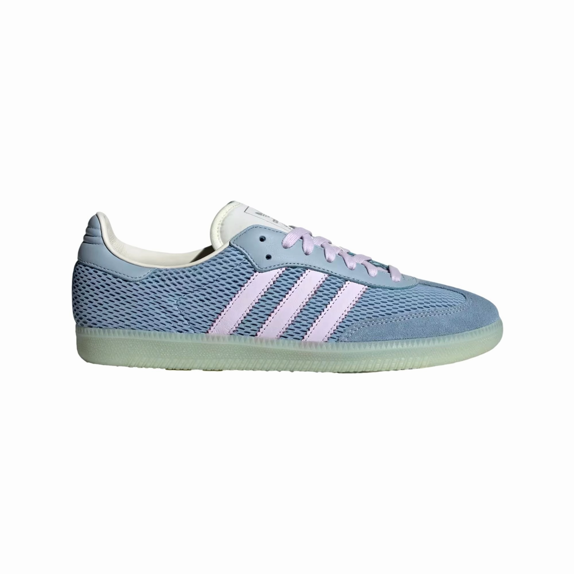 Comfort foam Adidas Samba OG Tactile Blue / Ice Lavender / Off White  JI3178 Men's