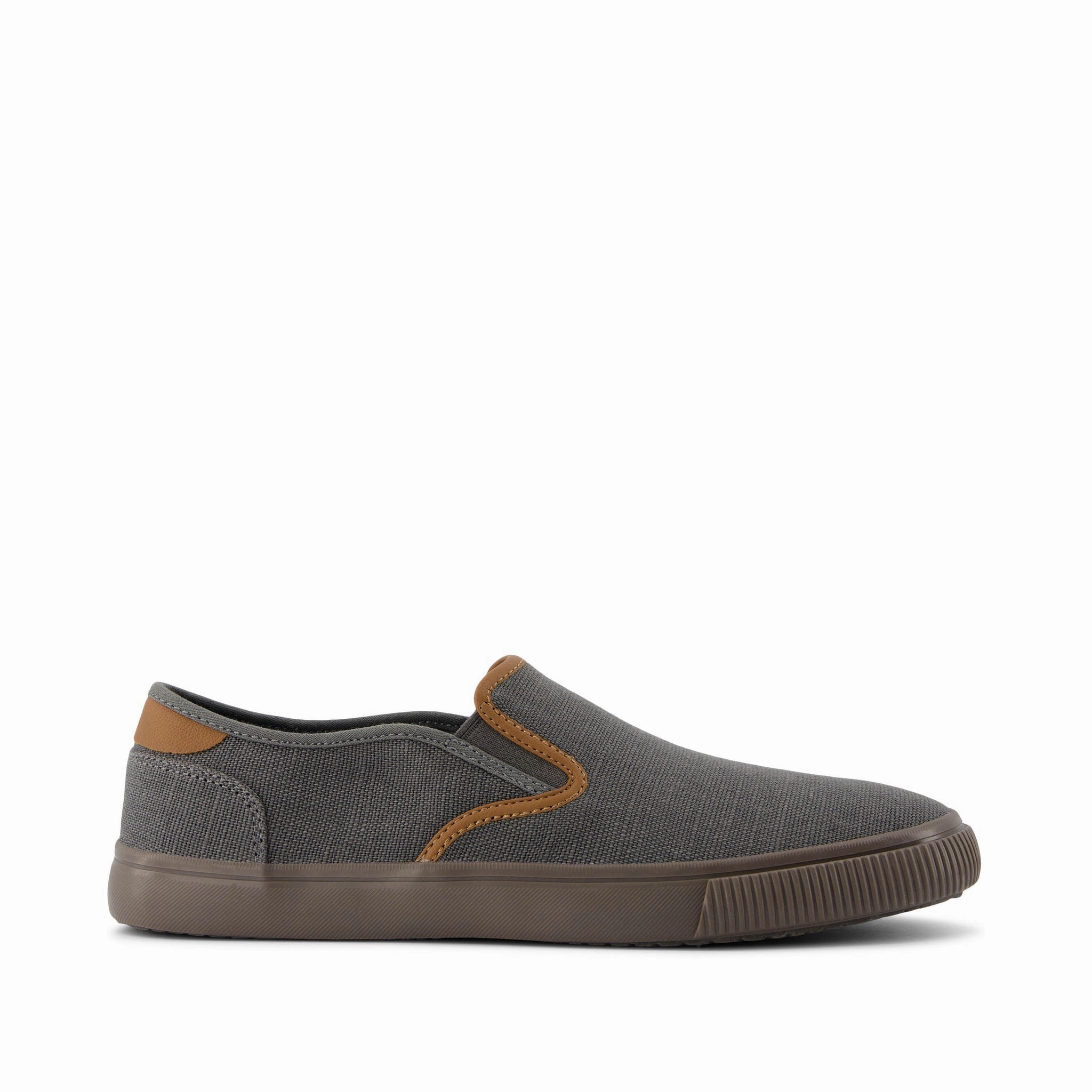Baja Dark Grey Heritage Canvas Slip On Sneaker Quality craftsmanship