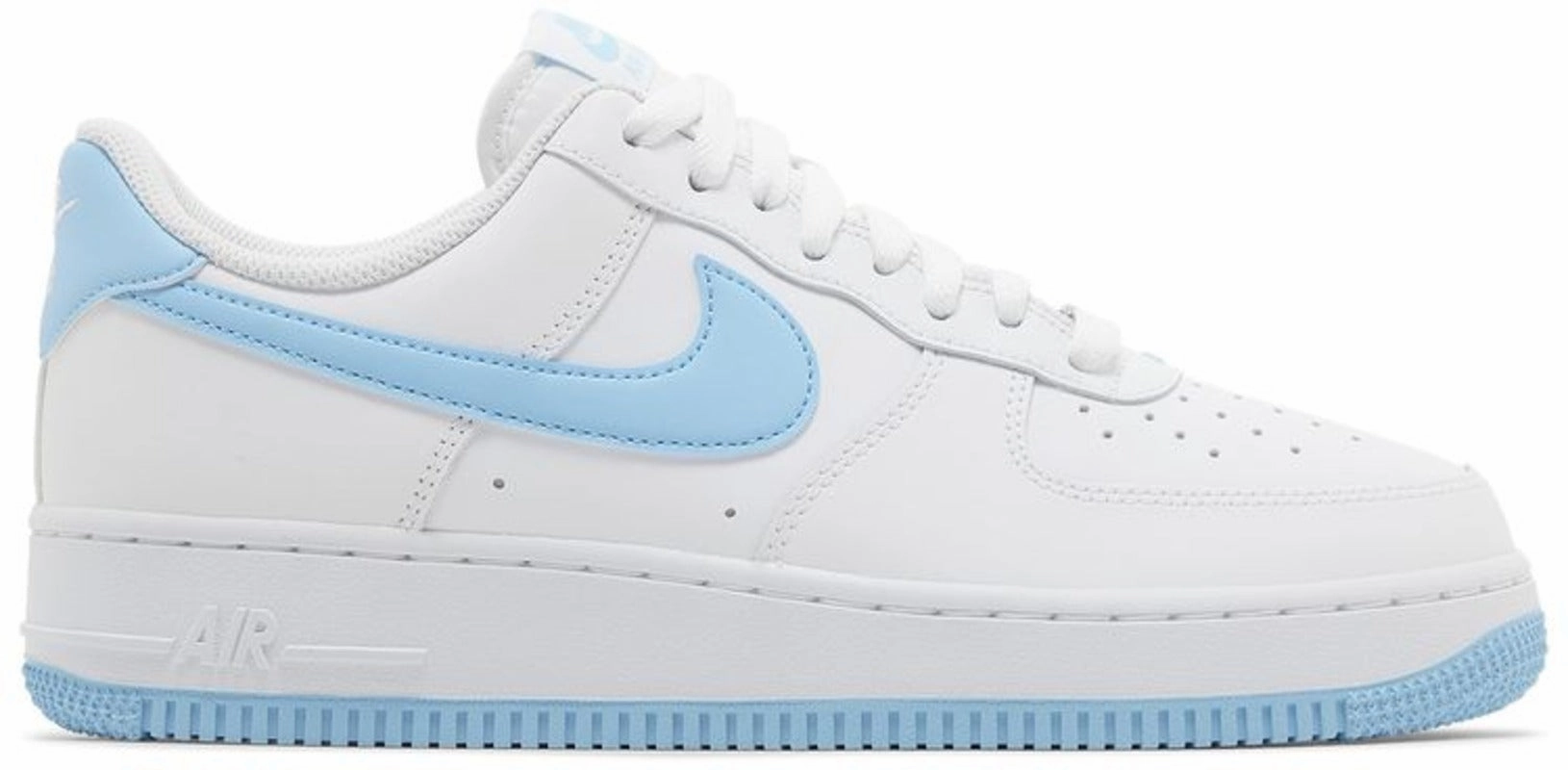 Nike Air Force 1 Low '07 White Aquarius Blue smooth - finish shoes