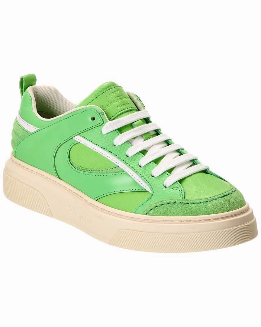 Ferragamo Cassina Suede Sneaker high-top shoes