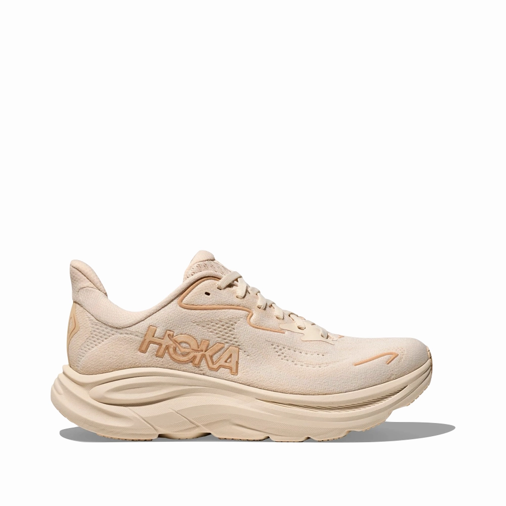 Pure Flex Hoka Women's Clifton 10 Sneaker in Vanilla/Birch