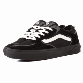 pattern steeplechase shoes Vans - Rowley (Black/White/Black) *SALE