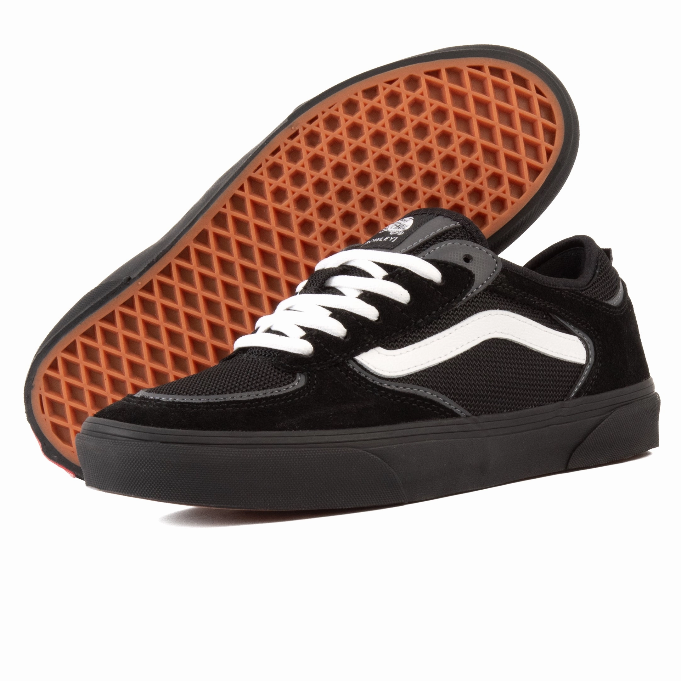 Vans - Rowley (Black/White/Black) *SALE high - intensity - interval - training running shoes