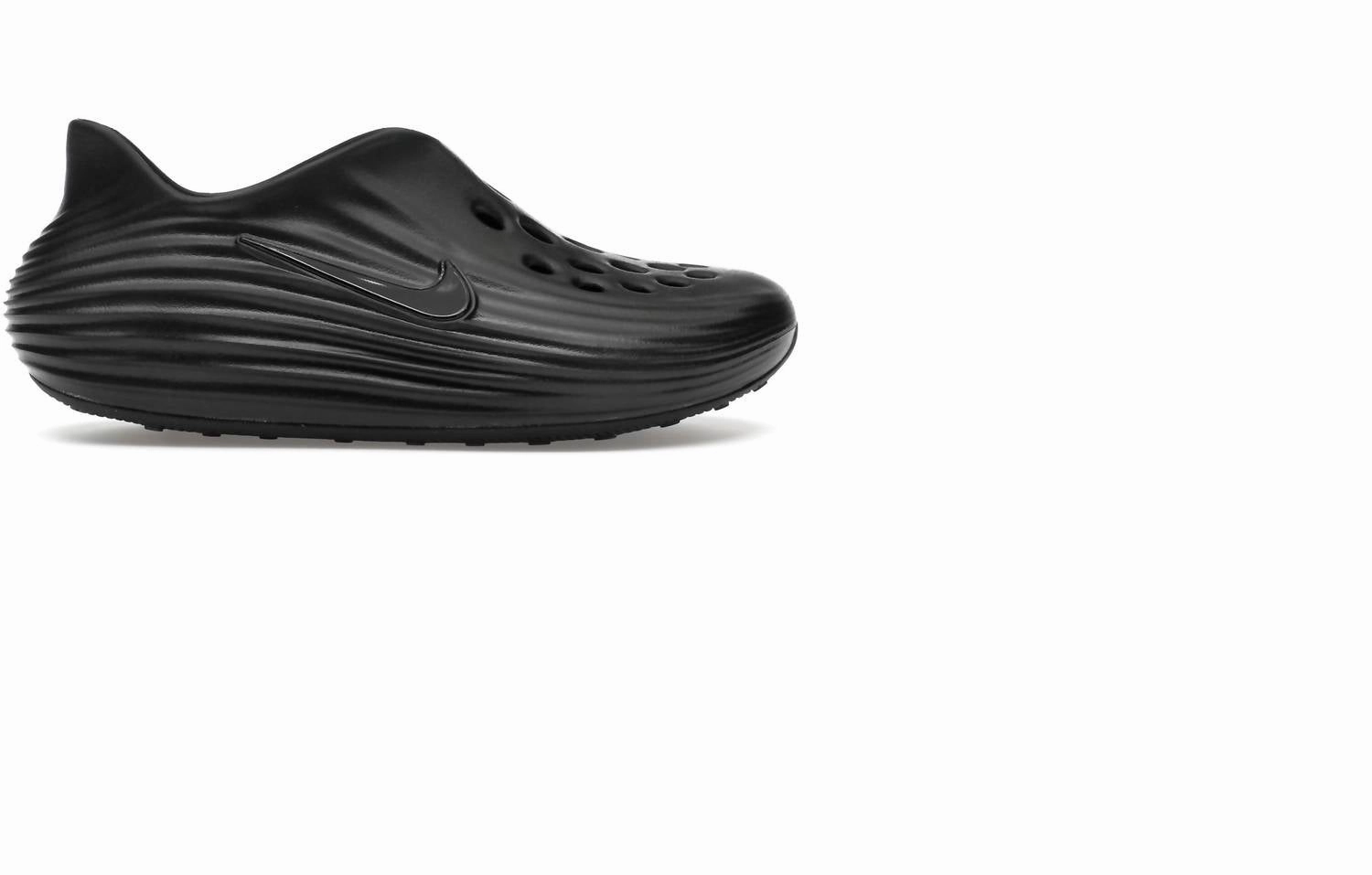 Women Reactx Rejuven8 Shoes In Black adjustable - lacing running shoes