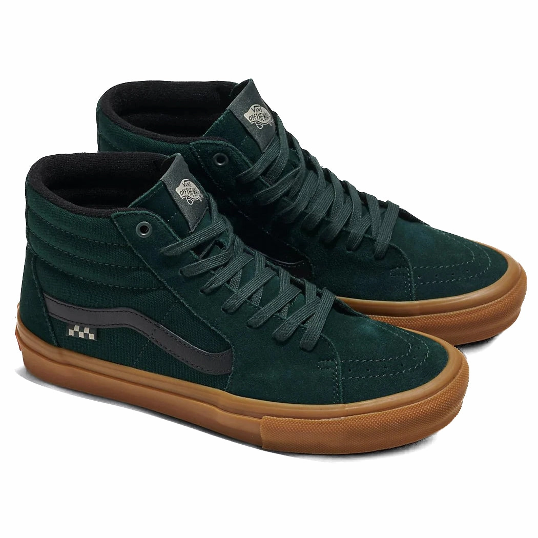 American football shoes Vans - Skate Sk8-Hi (Green/Gum) *SALE
