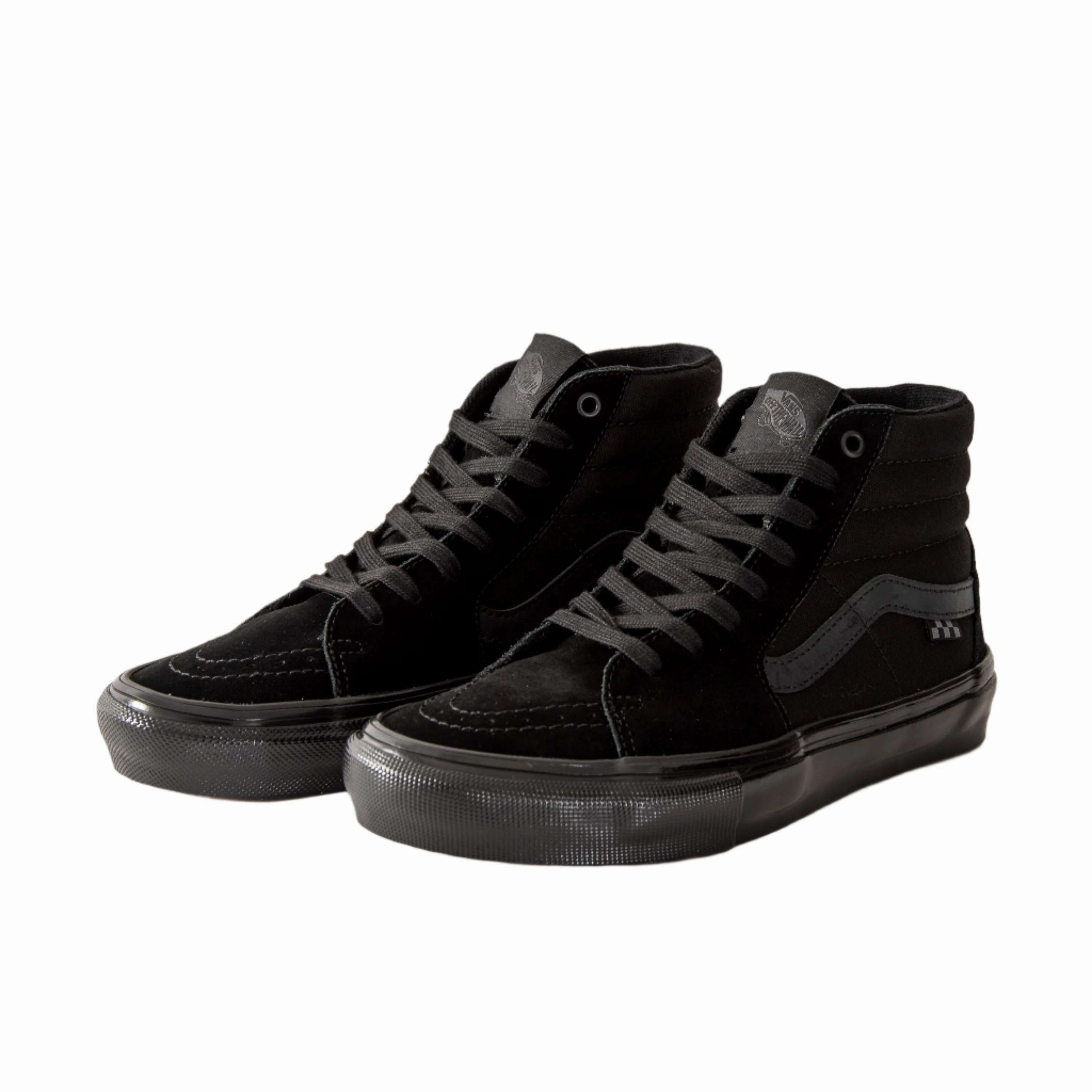 oval track running option night running shoes Vans - Skate Sk8-Hi (Black/Black)