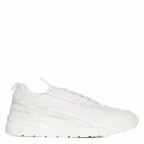 high - visibility shoes pronation - control Common Projects Bone White Track 90 Sneakers